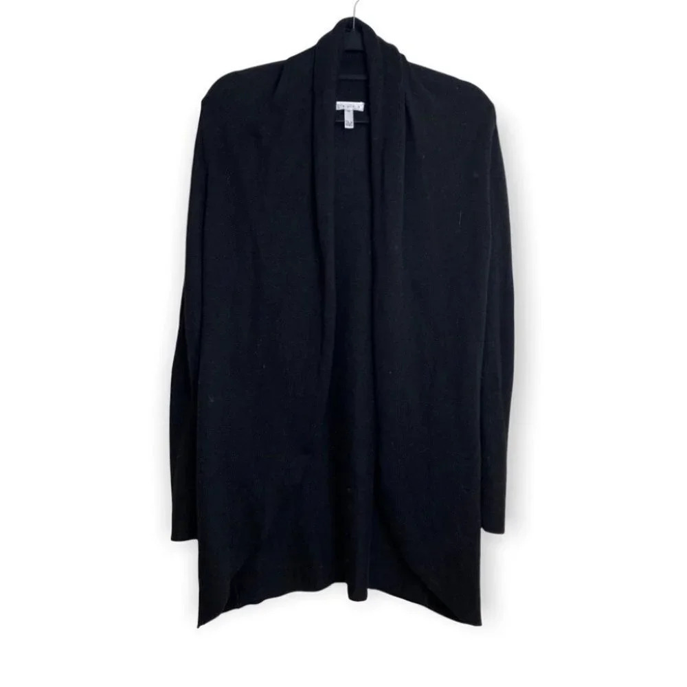 Leith  Black Long Sleeve Cardigan